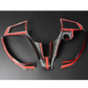 Alfa Romeo Stelvio 2017-19 Gloss 100% Carbon Fiber Steering Wheel Cover Kit