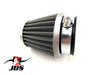 Universal 42mm Hi Flow Chrome Pod Air Filters (No Year Specified)
