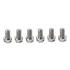 Motorcycle Bike 6 x Titanium Bolts Torx Head Flange Screws M10x35mm