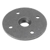 Wall Mount Black 10 x 1/2" Malleable Iron Floor Flange Pipe Fittings