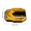 BMW with Wrench Gold 1 Set Aluminum Alloy Kickstand Plate Pad