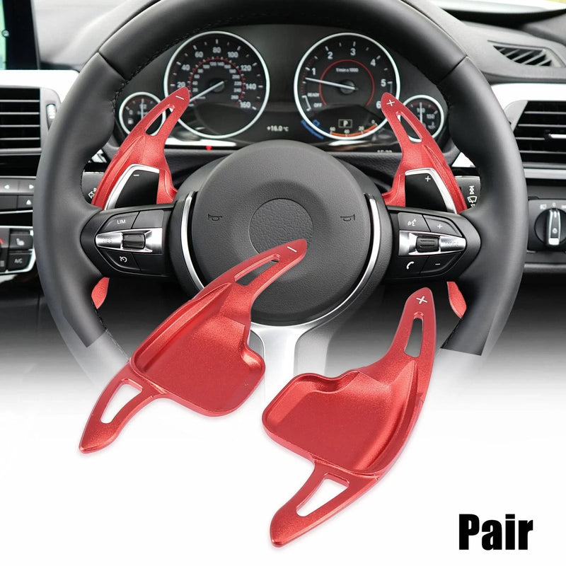 BMW 435i 220i Red Steering Wheel Shift Paddle Shifter Cover (2014-2020)