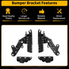 Nissan Altima (2013-2018) 1 Set Front Bumper Bracket Retainer