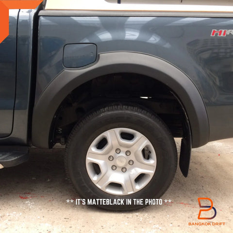 Ford Ranger T6 PX2 16W Raptor Style Black Fender Flares (2015-2018)