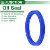 Vehicle Oil Seal 53x63x7mm TPU Rotary Shaft Seal Blue 5 pcs