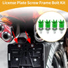 Universal Motorcycle License Plate Screws Cover 40mm 4Pcs