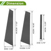 BMW 5-Series Carbon Fiber Black 6 Pcs Door Pillar Window Trim (2018 - 2023)