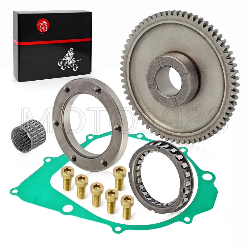 Yamaha Kodiak 400 YFM400FW 4x4 Starter Clutch One Way Bearing Gear Kit