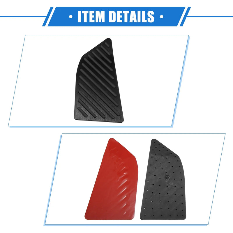 Toyota Corolla Aluminum Alloy Black Foot Rest Pedal Cover (2019-2020)