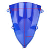 Honda CBR250RR (2017-2018) Blue 1x ABS Windshield