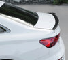 Audi A3 S3 2021-2023 Carbon Fiber Sedan V Style Rear Trunk Spoiler Wing