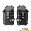 Harley Softail FXBB FXBBS FXST Aluminum Side Cases w/Brackets (18-23)
