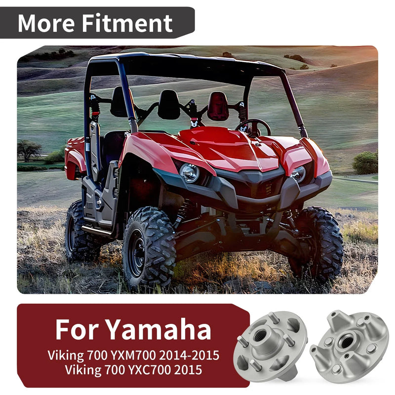 Yamaha Viking 700 VI YXM / YXC700 2014-2015 Front & Rear Wheel Hub