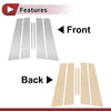 Lexus IS (2021-2023) Chrome Silver Tone 6 Pcs Car Door Pillar Window Trim