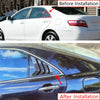 Toyota Camry 2 x Carbon Fiber Side Window Louver Shutter Cover (2006–2011)