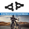 Racing Motorcycle 2pcs / 14mm / Fork Preload Adjusters Aluminum Alloy Black