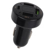 Car Charger Voltage Monitoring Aluminum Alloy PC Input 12-24V