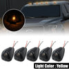 Ford F150 5 x Smoked Black Cab Marker Lights with Yellow Light (1999-2016)