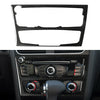 Audi A4 A5 AC/CD Panel Frame Cover Trim Carbon Fiber (2010-2016)