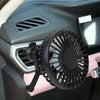 Car Fan Low Noise 3-Speed USB Interface