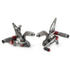 Kawasaki Z900 Aluminum Gray Rear Footpegs (2021-2023)