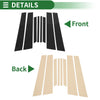 BMW X6 8 Pcs Door Pillar Window Trim Black (2002 - 2013)