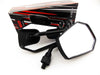 Honda NS250R Black White Hex Soko Mirrors (1985)