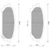 Subaru Liberty 2.5L EJ255 Rear Disc Brake Pad Set (2006-2009)