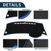 Honda City Grace 2008-2013 Sun Protector Pad Black Blue Dashboard Cover Mat