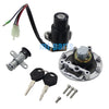 Yamaha TZR125, TZM150, TDM850 Ignition Key Switch, Fuel Tank Cap, Seat Lock Set (1991-2006)