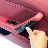 Porsche 911 2 x Gloss Carbon Fiber Door Handle Panel Covers (2019-2024)