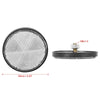 Motorcycle Bike Pair / M6x1.0 White Universal Screw Mount Warning Reflector