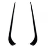 Mercedes Benz W117 CLA250 CLA45 2 x Matte Front Bumper Spoilers (2013-2015)