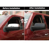 Chevy Silverado GMC Sierra Gloss Black Top Half Mirror Covers (2014-2018)