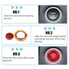 Land Rover Discovery, Range Rover Sport Red Start Stop Button Cover Kit