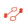 Motorcycle Car M10 Red Plastic Nipple Grease Fitting Dust Cap Cover 100pcs