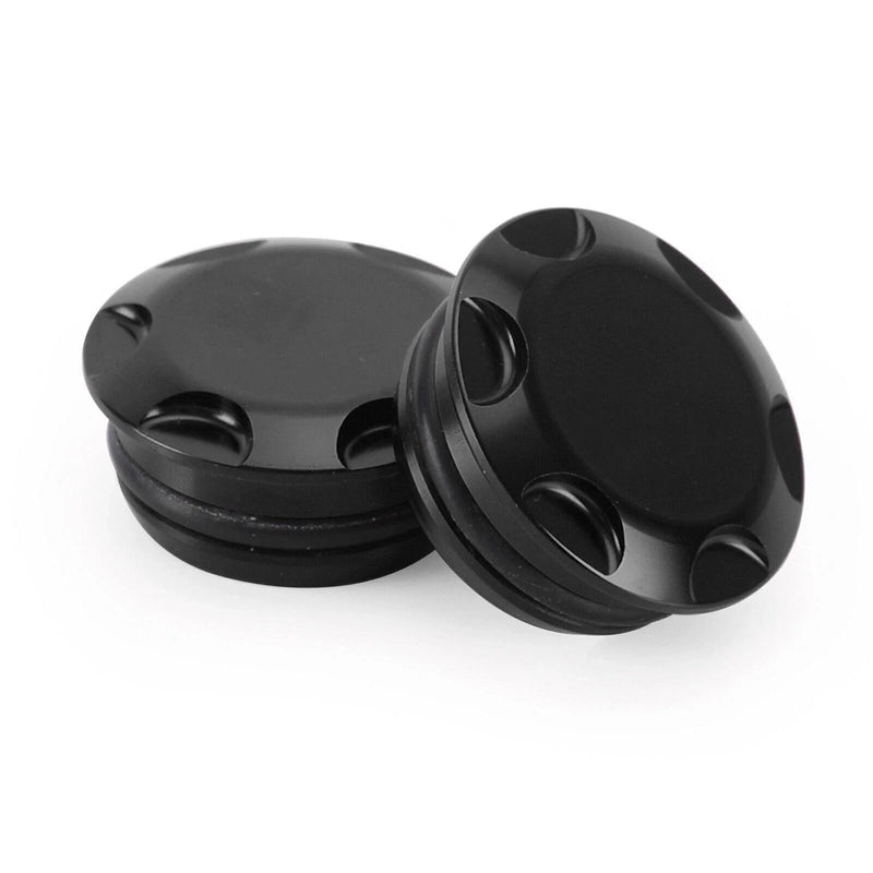 Kawasaki EX 250 400 Ninja Frame Plugs Cover Black (2018-2022)