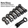 Carbon Bicycle Handlebar MTB Road Bike Stem 31.8mm (80/90/100/110mm)