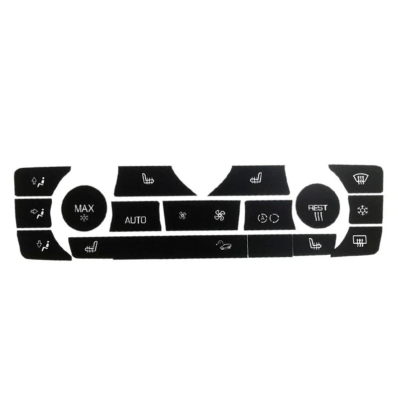 BMW 325i 328i E90 E91 E92 AC Dash Button Repair Decal (2006-2011)