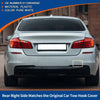 BMW 5 Series F10 Rear Bumper Pure White Tow Hook Cover
