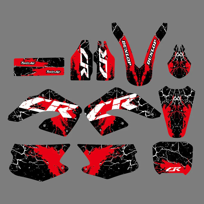 Honda CR125R CR250R Fender Decals (2000-2001)