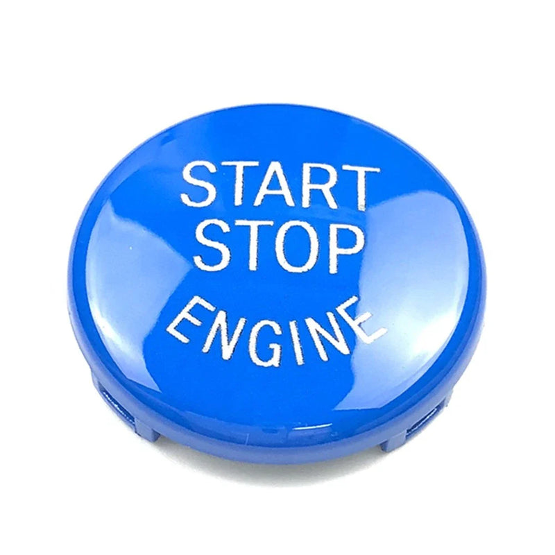 BMW E Chassis 1 3 5 X1 X3 X5 X6 Blue Engine Start Stop Button Cover