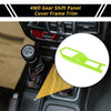 Jeep Wrangler JL JLU (2018-2024) Green 4WD Gear Shift Panel Cover Trim