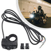 Motorcycle Switch Handle Turn Signal Light On/Off Button Waterproof