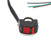 Motorcycle 3 Lines Headlight Dual Flash Warning Light ON OFF Button Switch