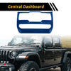 Jeep Wrangler JL JLU (2018-2024) Blue Dashboard Control Panel Cover