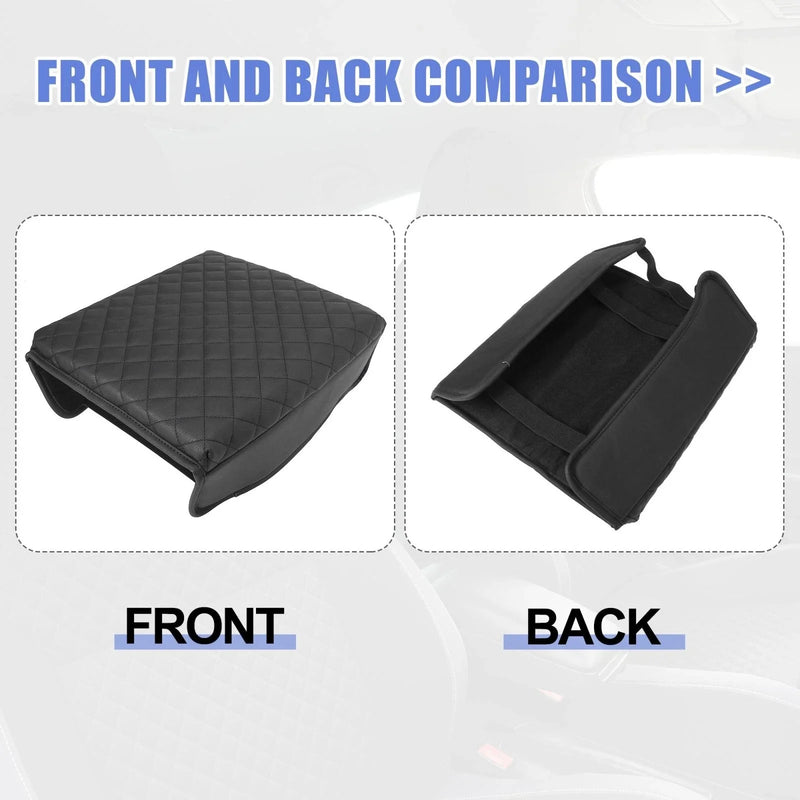 Ford F-150 (2015-2018) Black Car Center Console Lid Armrest Cover