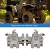 Yamaha Grizzly 550 YFM550 Rear Left/Right Brake Caliper & Pads (2009–2014)