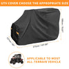 Honda Pioneer 500 520 Black 210D-PU Waterproof UTV Cover (2015-2023)