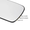 Peugeot 307 Left Side White Mirror Glass w/ Back (2001-2009)